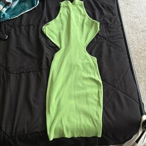 Green Sleeveless Women's Dress